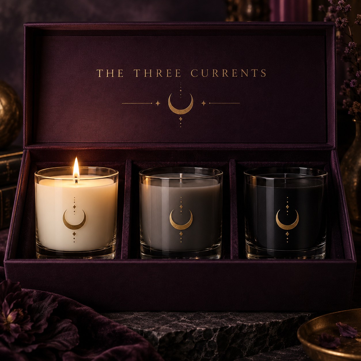 The Three Currents Candle Set